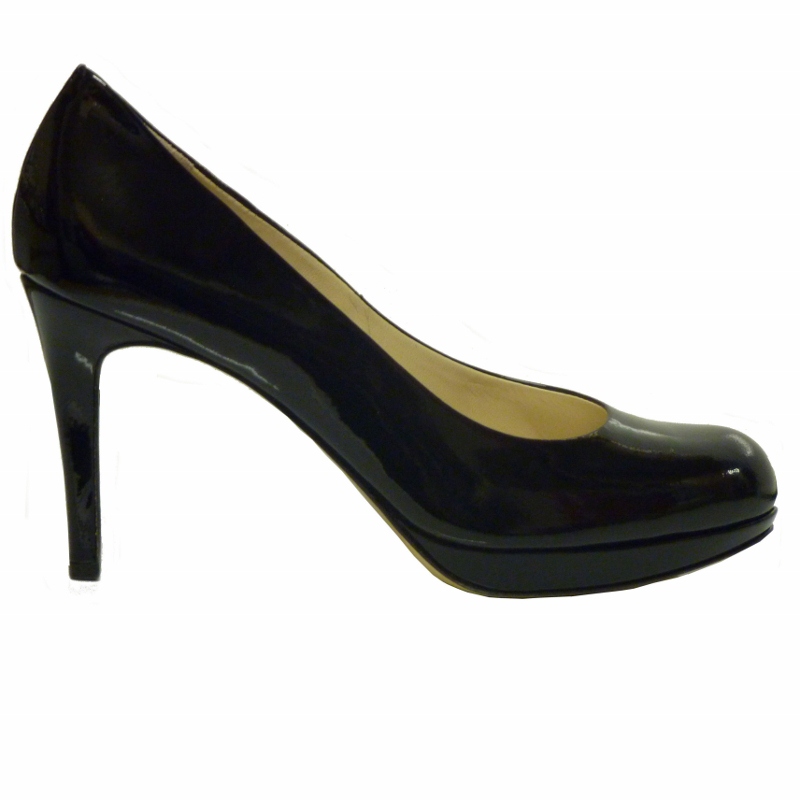 hogl black patent shoes
